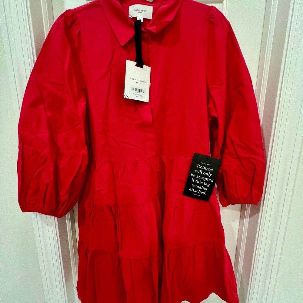 Pomander Place Red Dress